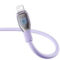 Кабель Baseus Pudding Series Fast Charging Cable 2.4A USB Type-A - Lightning (1.2 м, фиолетовый)
