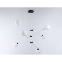 Подвесная люстра Ambrella light Traditional TR2512/6 WH/BK