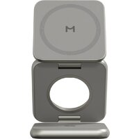 Беспроводное зарядное Magssory Fold Pro 3 в 1 WCH063 (титановый)