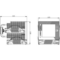 Кулер для процессора Thermalright Phantom Spirit 120 Vision EVO (черный)