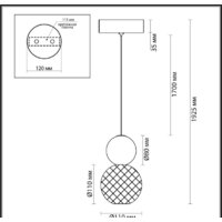 Подвесная люстра Odeon Light Crystal 5008/7L