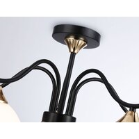 Люстра средней высоты Ambrella light Traditional TR3162/5 BK/FGD
