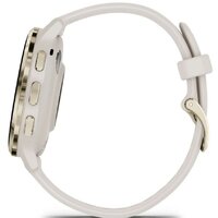 Умные часы Garmin Venu 3S (слоновая кость, с силиконовым ремешком)