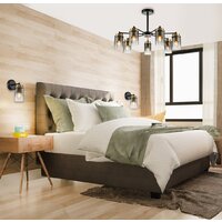 Люстра средней высоты Escada 2118/7P (Black/Brass)