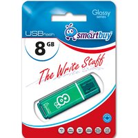 USB Flash SmartBuy Glossy Green 8GB (SB8GBGS-G)