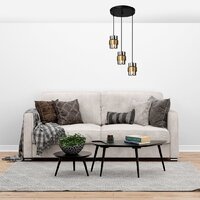 Подвесная люстра Escada 1139/3S (черный/золото)