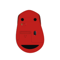 Мышь Logitech M330 Silent Plus (красный)