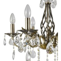 Подвесная люстра Escada 2107/6P (античная латунь)