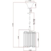 Подвесная люстра Moderli Wave V10766-1P