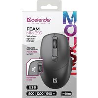 Мышь Defender Feam MM-296 (черный)