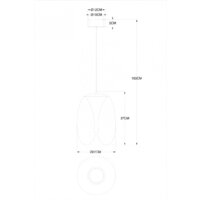 Подвесная люстра Divinare Campo 5874/09 SP-15