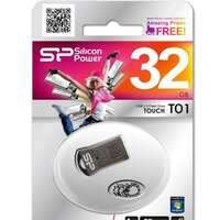 USB Flash Silicon-Power Touch T01 32Gb Black (SP032GBUF2T01V1K)