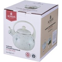 Чайник со свистком Agness 943-054