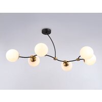 Люстра средней высоты Ambrella light Traditional TR2555/6 BK/SB