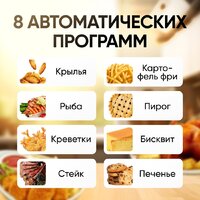 Аэрогриль (аэрофритюрница) Roome AF-ZE7223-A (черный)