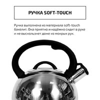 Чайник со свистком TimA WTK250