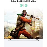 Переключатель Ugreen CM332 80125 4 x HDMI (с пультом ДУ, черный)