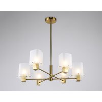 Подвесная люстра Ambrella light LH57031/6 BS/SM (латунь/дымчатый)