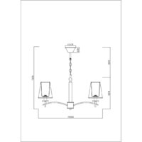 Подвесная люстра Arte Lamp Kensington A4098LM-5CC