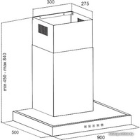 Кухонная вытяжка Grand Medina sensor 90