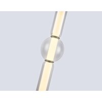 Подвесная люстра Ambrella light LH11023 BK/SM (черный/дымчатый)