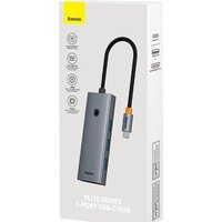 Док-станция Baseus Flite Series 4-Port USB-C Hub B00052809813-00