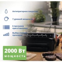 Электрогриль Zelmer ZPR2600 (нержавеющая сталь)