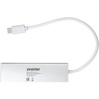 USB-хаб Digma HUB-4U3.0-UC-S