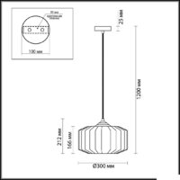 Подвесная люстра Odeon Light Binga 4782/1