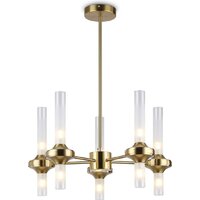 Подвесная люстра Ambrella light LH55358/10 BS/CL (латунь/прозрачный)