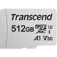 Карта памяти Transcend microSDXC 300S 512GB (с адаптером)