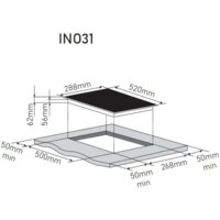 Варочная панель ZorG INO31 white