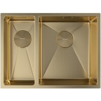 Кухонная мойка ZorG Zerox 58-2 U / IF-L PVD Gold