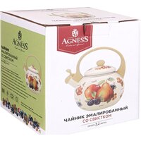 Чайник со свистком Agness Фрукты 934-429