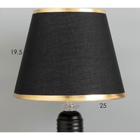 Торшер Risalux Маркелла 7985163 (черный/золото)