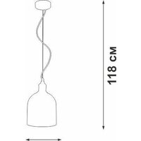 Подвесная люстра Vitaluce V2950-1/1S