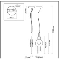 Подвесная люстра Odeon Light Magnet 5407/12L
