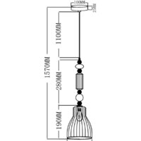 Подвесная люстра Moderli Charm V10904-P