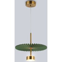Подвесная люстра Ambrella LH72609 BK/GR (латунь/зеленый)