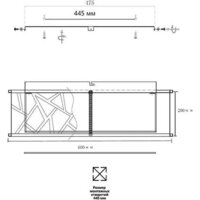 Люстра средней высоты Sonex Fabiana 7700/60L