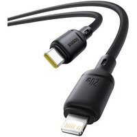 Кабель Baseus Silky Series Fast Charging Cable USB Type-C - Lightning (2 м, черный)