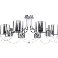 Люстра средней высоты Escada Intense 683/8P E14*40W Chrome