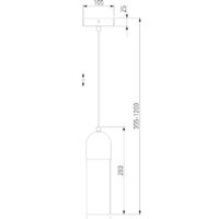 Подвесная люстра Евросвет Airon 50180/1 (янтарный)