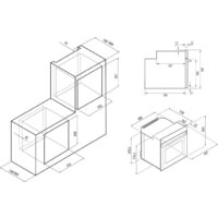 Газовый духовой шкаф Krona Stretto 45 BL