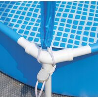 Каркасный бассейн Intex Metal Frame с навесом 28209NP (183x38)