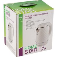 Электрический чайник HomeStar HS-1007 (белый)