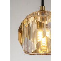 Подвесная люстра Belfast Clifton D3315-1 GL CA (янтарный)