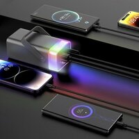 Внешний аккумулятор TFN Apollo RGB 22.5W 40000mAh (серый)