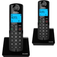 Радиотелефон Alcatel S230 DUO (черный)