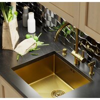 Кухонная мойка Mixline 548570 (золото, 3 мм)